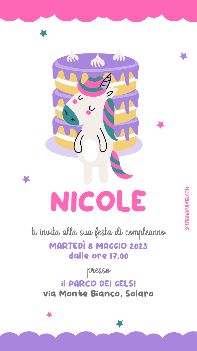 Inviti compleanno bambini